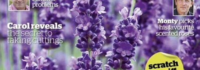 Scratch and Sniff Lavender-scented cover for Gardeners' World